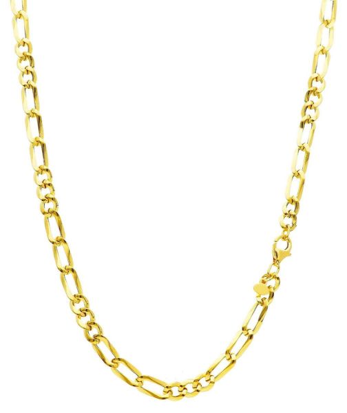 Picture of 18k yellow gold Italian chain Necklace | 45 cm