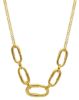 Immagine di Girocollo maglia fantasia oro giallo 18k | 45 cm 