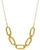Immagine di Girocollo maglia fantasia oro giallo 18k | 45 cm 