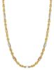 Immagine di Girocollo maglia fantasia oro tricolor 18k | 45 cm 
