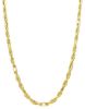 Imagen de Gargantilla eslabón trenzada oro amarillo 18k | 46 cm 