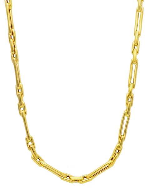 Immagine di Girocollo maglia fantasia oro giallo 18k | 47 cm 