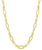 Immagine di Girocollo simboli Infinito maglia fantasia oro giallo 9k | 45 cm