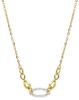 Picture of 9k bicolor gold chain Necklace Infinite symbols | 45 cm
