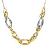 Immagine di Girocollo maglia fantasia oro bicolor 9k | 45 cm
