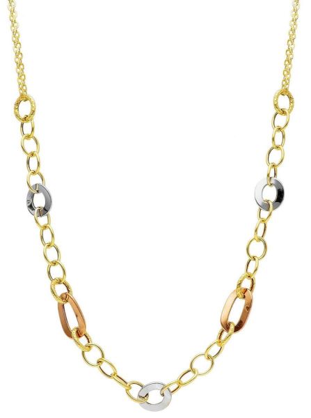Immagine di Girocollo maglia fantasia oro tricolor 9k | 45 cm