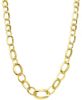 Immagine di Girocollo scalare maglia fantasia oro giallo 18k | 45 cm