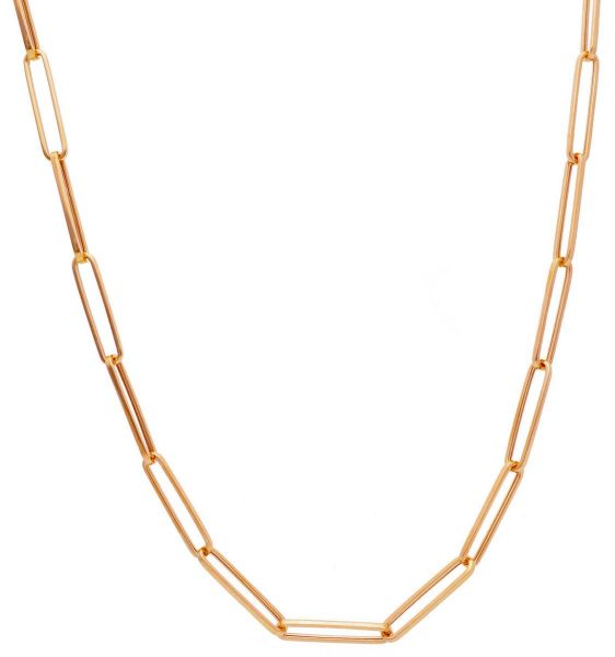 Imagen de Gargantilla Forzada oro rosa 18k | 45 cm 