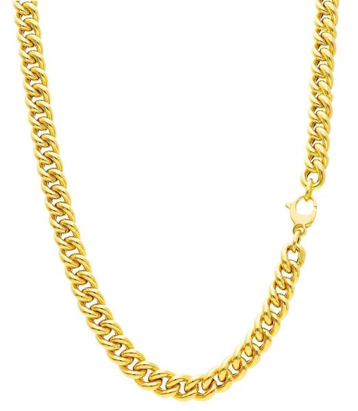 Imagen de Cadena Barbada para mujer oro amarillo 18k | 45 cm 
