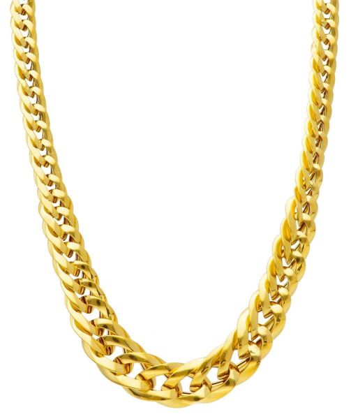 Imagen de Cadena Barbada para mujer oro amarillo 18k | 45 cm 