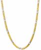 Imagen de Cadena Cubana oro bicolor 18k | 45 cm 