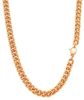 Imagen de Cadena Gargantilla Barbada oro rosa 18k | 45 cm 