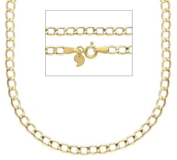Immagine di Collana Grumetta da donna oro giallo 9k | 60 cm 