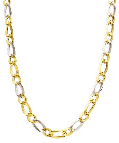 Picture of 18k bicolor gold Curb link Necklace | 45 cm