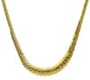Picture of 18k yellow gold Italian flat Snake Chocker | 42 cm
