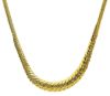 Imagen de Gargantilla de Serpiente plano oro amarillo 18k  para  mujer | 45 cm 