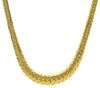 Imagen de Gargantilla de Serpiente plano oro amarillo 18k para  mujer  | 45 cm 