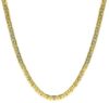 Imagen de Gargantilla de Cobra plano oro amarillo 18k | 45 cm 