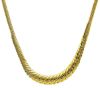 Imagen de Gargantilla de Serpiente plano oro amarillo 18k | 50 cm 