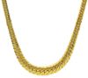Imagen de Gargantilla de Serpiente plano oro amarillo 18k | 50 cm 