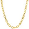 Picture of 18k yellow gold Cable link Necklace | 45 cm