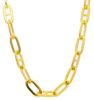 Imagen de Gargantilla Calabrote plana oro amarillo 18k | 43 cm 