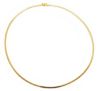 Imagen de Chocker malla Omega oro amarillo 18k | 40 cm 