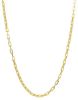 Picture of 18k yellow gold Paper Clip Necklace | 45 cm