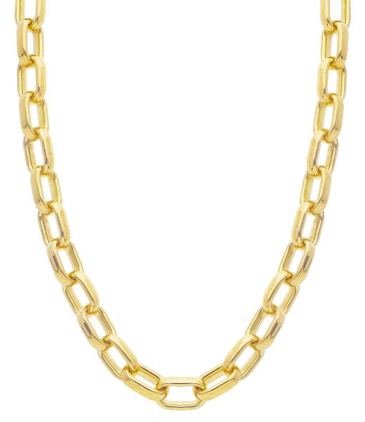 Imagen de Chocker Belcher oro amarillo 18k | 42 cm 