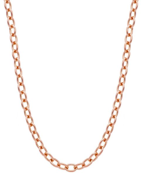 Immagine di Girocollo Rolò da donna oro rosa 18k | 45 cm 
