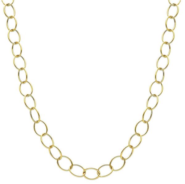 Imagen de Chocker Rolò oval oro amarillo 18k | 42 cm 