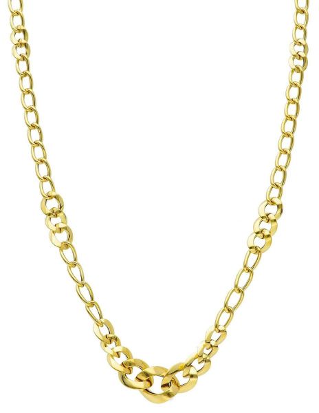 Immagine di Girocollo scalare da donna oro giallo 18k | 45 cm