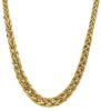 Picture of 18k yellow gold women's flat Wheat link Chocker | 40 cm
