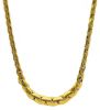 Immagine di Chocker scalare Cobra maglia piatta oro giallo 18k | 42 cm 