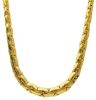 Immagine di Chocker scalare maglia Cobra piatta oro giallo 18k | 42 cm 
