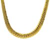 Imagen de Gargantilla escalar de Serpiente plano oro amarillo 18k | 50 cm 
