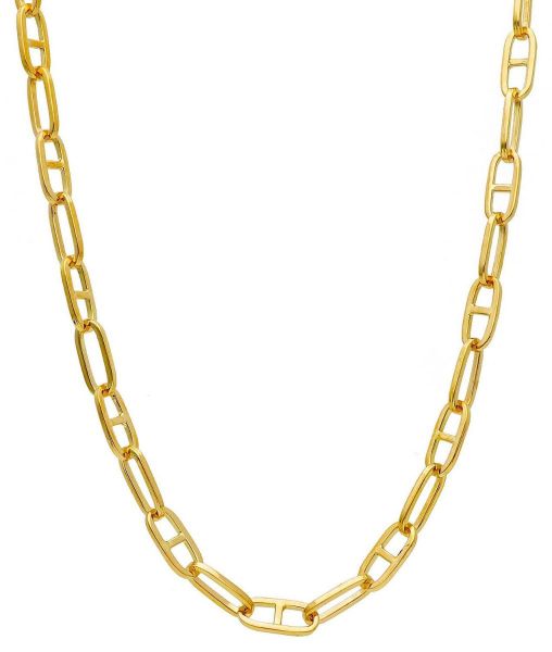 Imagen de Chocker eslabón Calabrote oro amarillo 18k | 40 cm 
