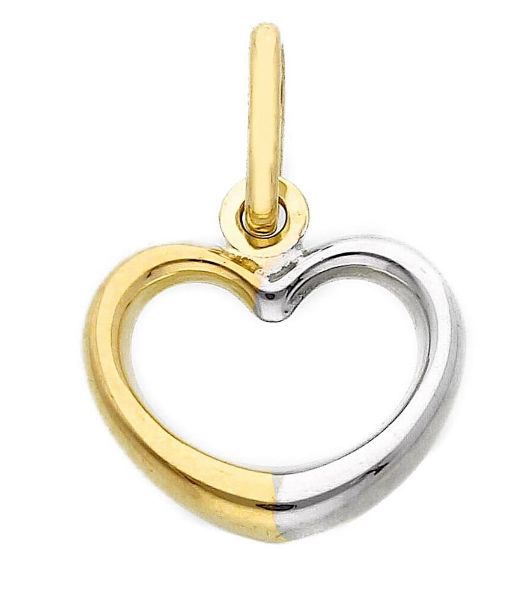 Immagine di Ciondolo a filo oro bicolor 9k da donna