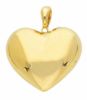Picture of 18k yellow gold Heart Pendant | 4,5 cm
