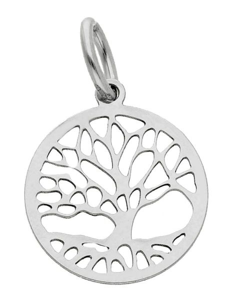 Immagine di Ciondolo Albero della Vita mini oro bianco 18k 