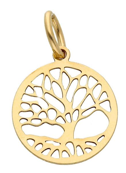 Immagine di Ciondolo Albero della Vita mini oro giallo 18k 
