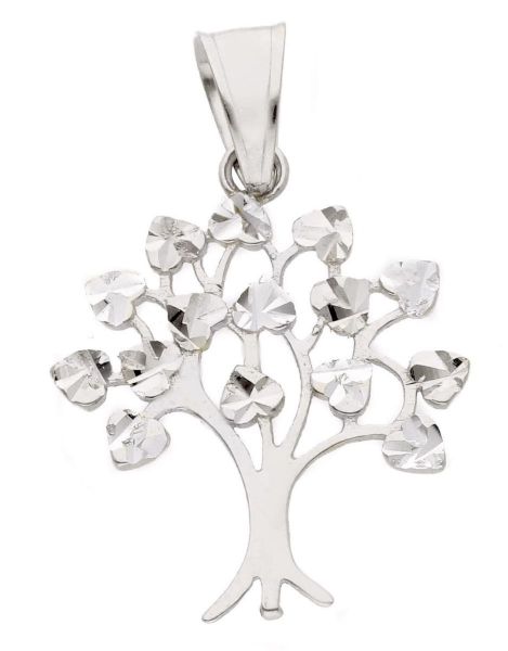Picture of 18k white gold Tree of Life Pendant