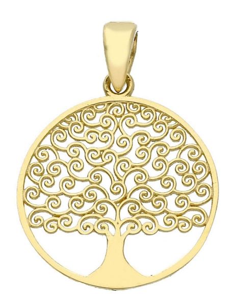 Imagen de Colgante Árbol de la Vida oro amarillo 18k