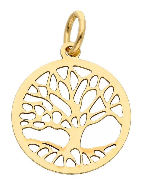 Picture of 18k yellow gold Tree of Life Pendant