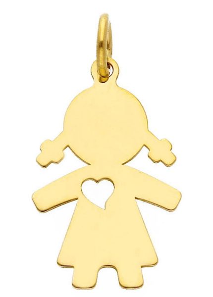 Immagine di Ciondolo Bimba oro giallo 18k 