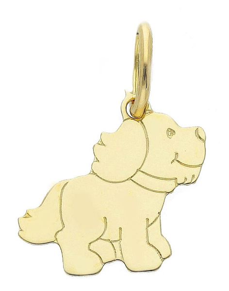 Immagine di Ciondolo Cagnolino oro giallo 18k 