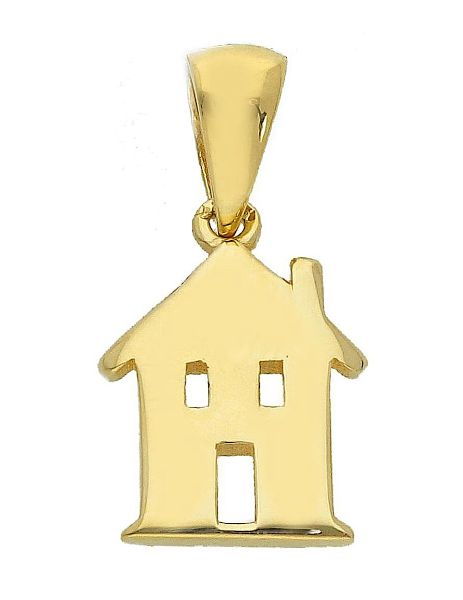 Immagine di Ciondolo Casa oro massiccio giallo 18k 