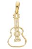 Picture of 18k yellow gold wire Guitar Pendant