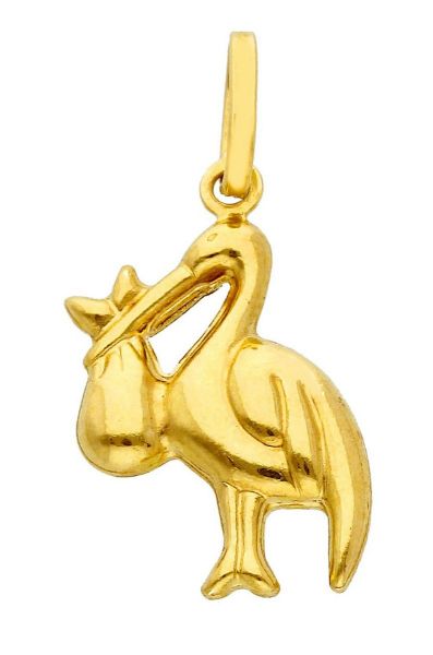 Immagine di Ciondolo Cicogna oro giallo 18k