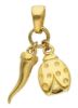 Immagine di Ciondolo Coccinella oro massiccio giallo 18k 